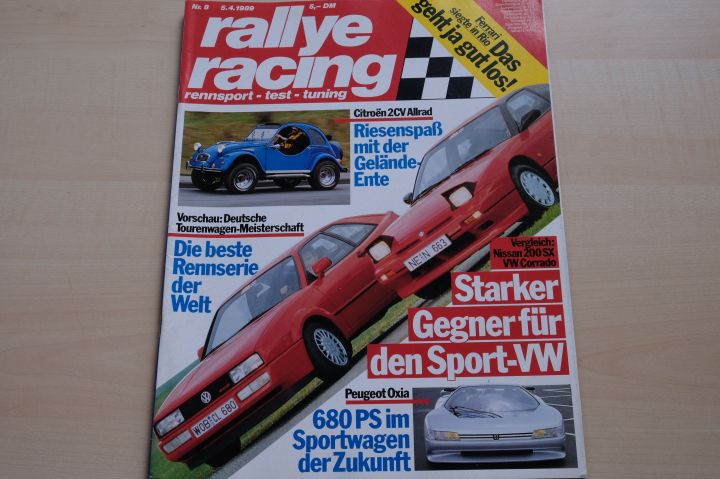 Deckblatt Rallye Racing (08/1989)